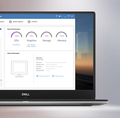 Mejore la productividad con el optimizador de la precisión de Dell